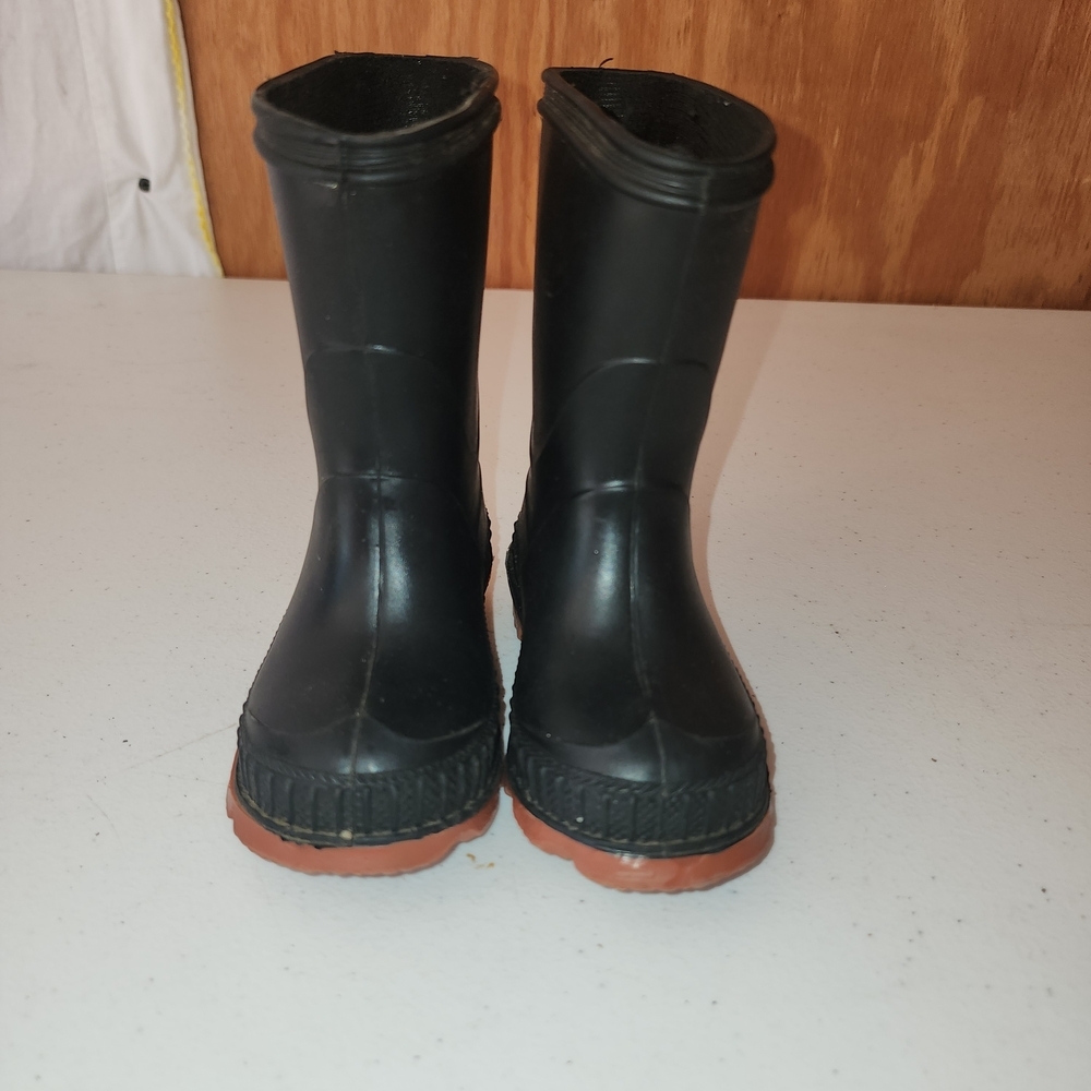 Classic Black Kids Rain Boots